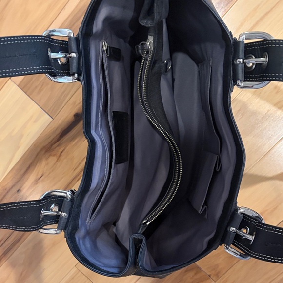 Coach Black Leather Shoulder Bag - Picture 5 of 7